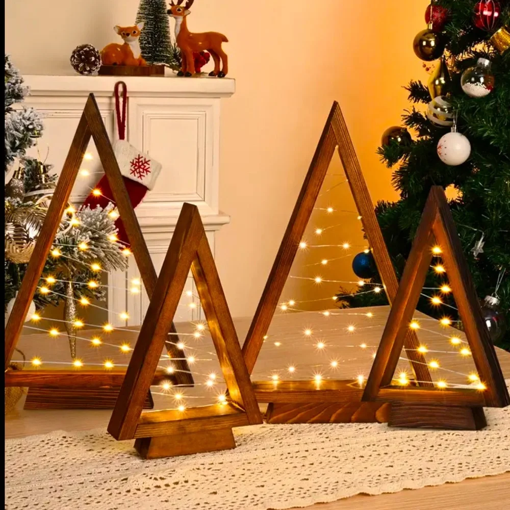 Modern Farmhouse Wooden Christmas Trees Holiday Décor by AJ SouthernCharm - Picture 1 of 4